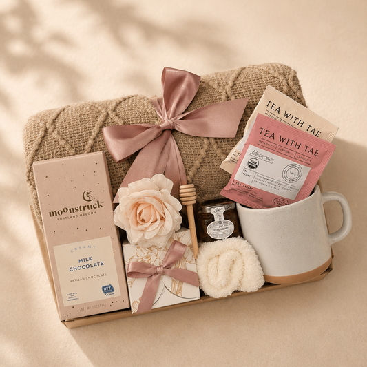 Cozy Pink Gift Box | Thoughtful Gift for Her